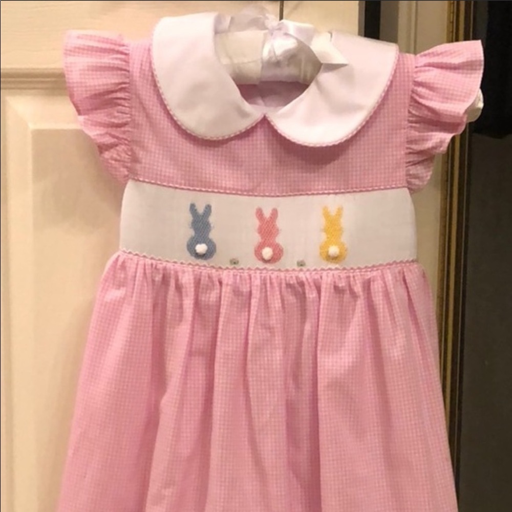 ISO 3T Edgehill Collection Pink Bunny Dress
